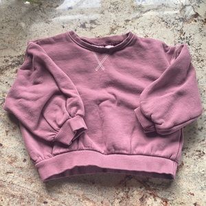 Loose Fitting Toddler Zara Sweatshirt Size 4-5